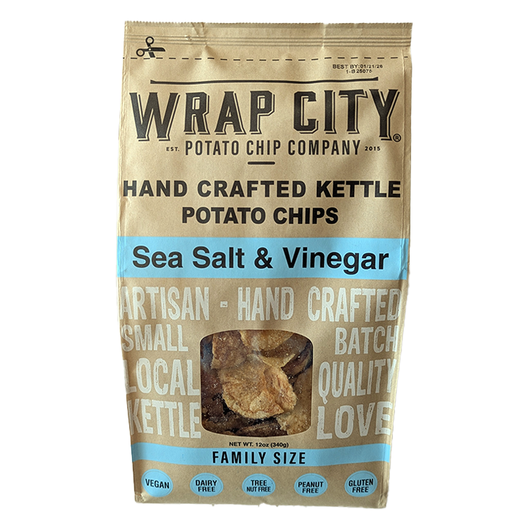 Sea Salt & Vinegar – Homemade Kettle Potato Chips