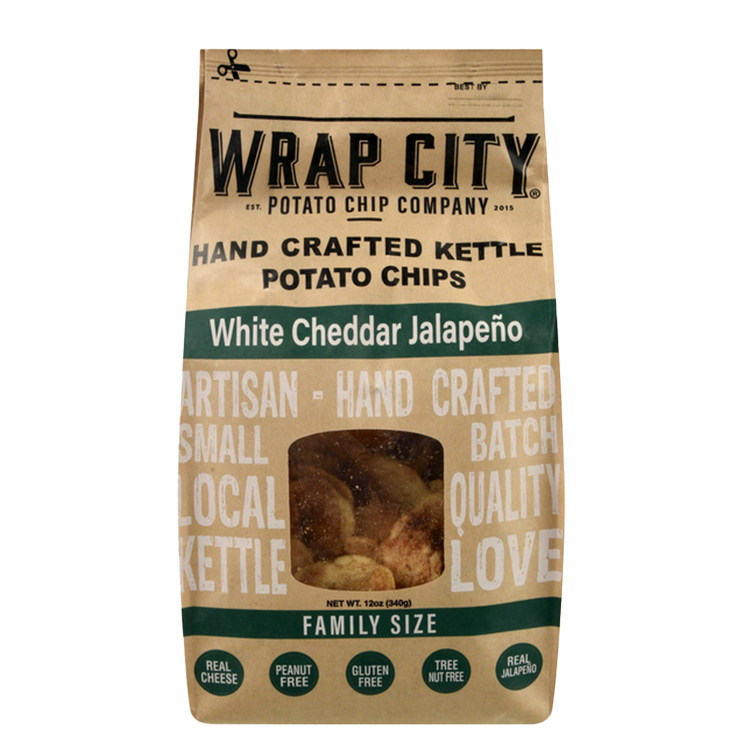 White Cheddar Jalapeño – Homemade Kettle Potato Chips